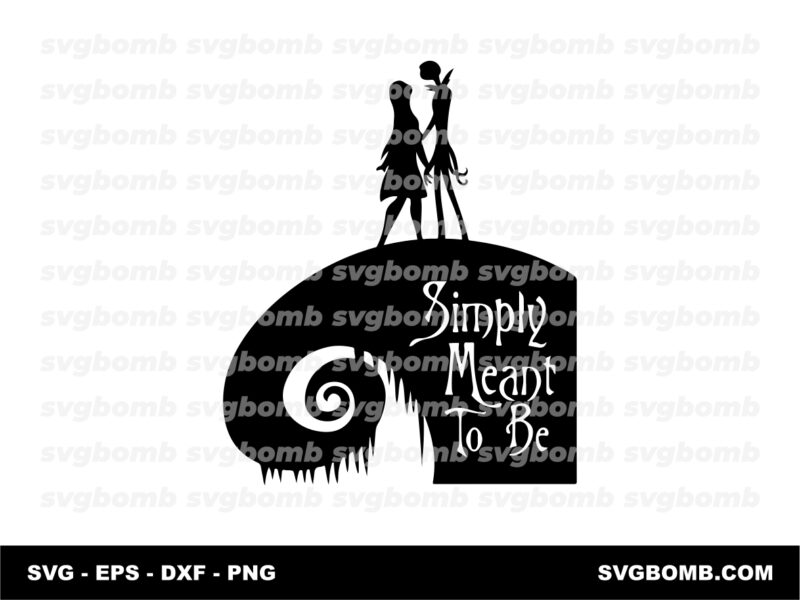 Simply Meant To Be SVG Jack Skellington