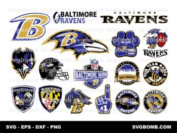Baltimore Ravens SVG Bundle