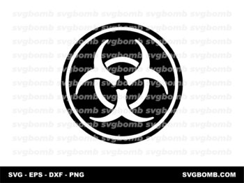 Bio Hazard SVG Symbol for Decal Design