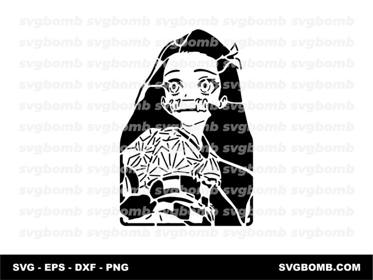 Nezuko Kamado PNG, SVG, Demon Slayer Silhouette Clipart | svgbomb.com