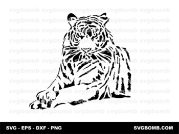 Tiger DXF, Tiger Clipart