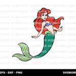 Airel Disney The little mermaid Vector SVG