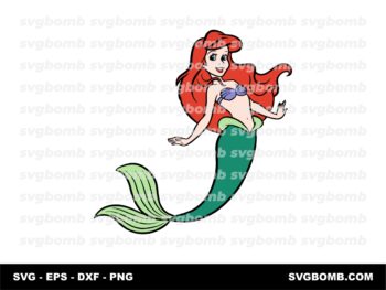 Airel Disney The little mermaid Vector SVG