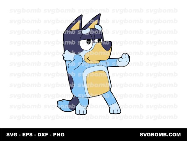 Bluey Bandit SVG