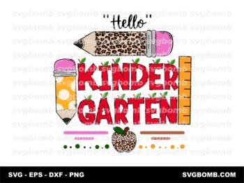 Hello kindergarten PNG