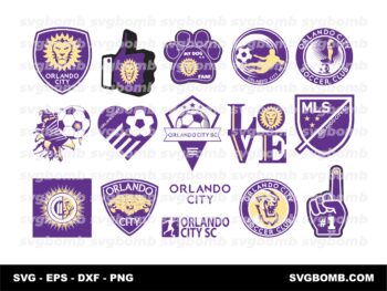 MLS Orlando City SVG Bundle