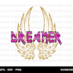 Dreamer Wings Rock Wings SVG