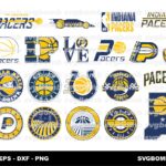 Indiana Pacers SVG Cut Files, Pacers Logo Vector