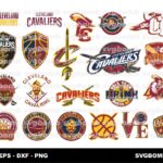 NBA Cleveland Cavaliers SVG Bundle, Logo, Vector, PNG
