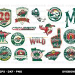 NHL Minnesota Wild SVG Bundle, Vector Design PNG