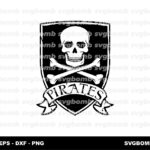 Pirates Skull Jolly SVG
