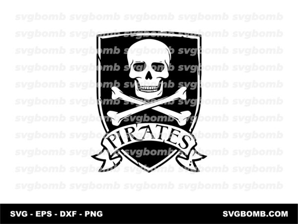 pirates skull jolly svg