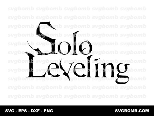 solo leveling logo svg