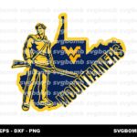 WV Mountaineers Logo Svg Digital File, West Virginia Mountaineers svg