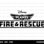 planes fire and rescue logo svg