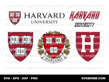 Harvard University Svg for Cricut Silhouette Cameo Layered