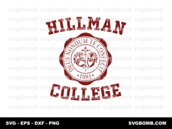 Hillman College Logo SVG File