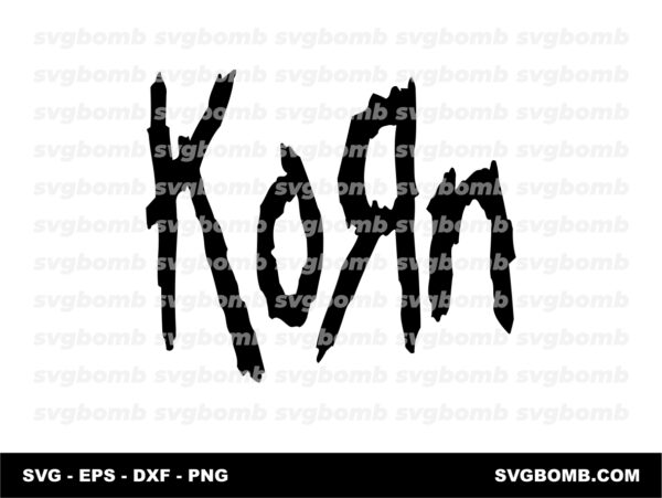 korn logo svg for cricut