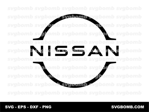 nissan logo svg for cutting machine