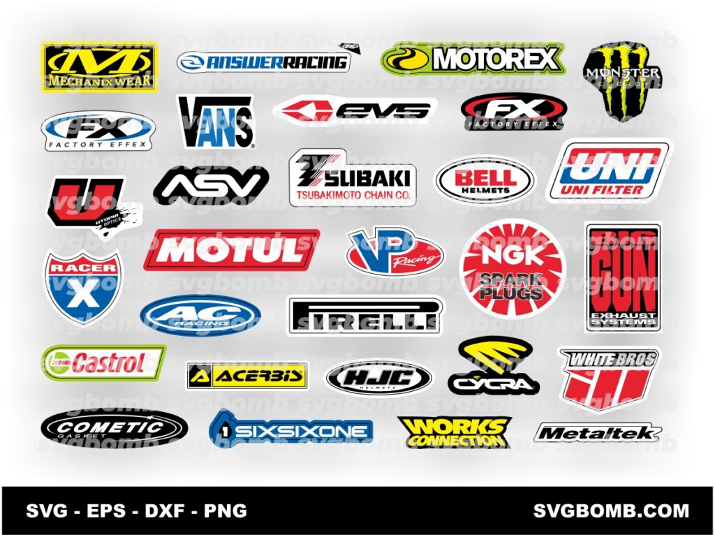 Dunlop Pro Taper Logo Bundle Sticker SVG Vector