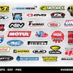 Super Moto Racing Logo SVG Bundle