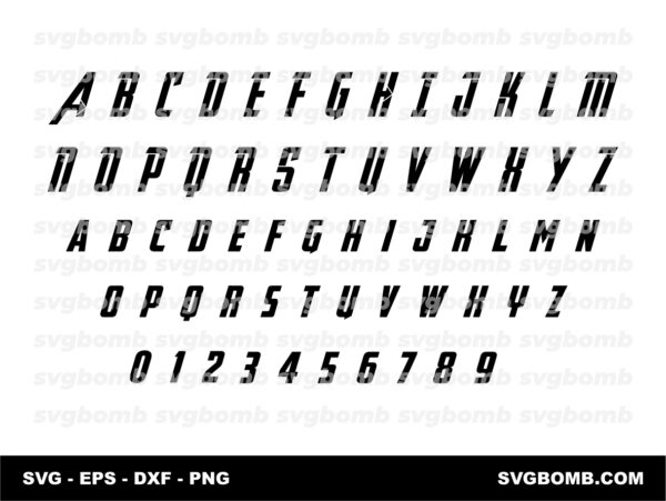 Avengers Font SVG and OTP
