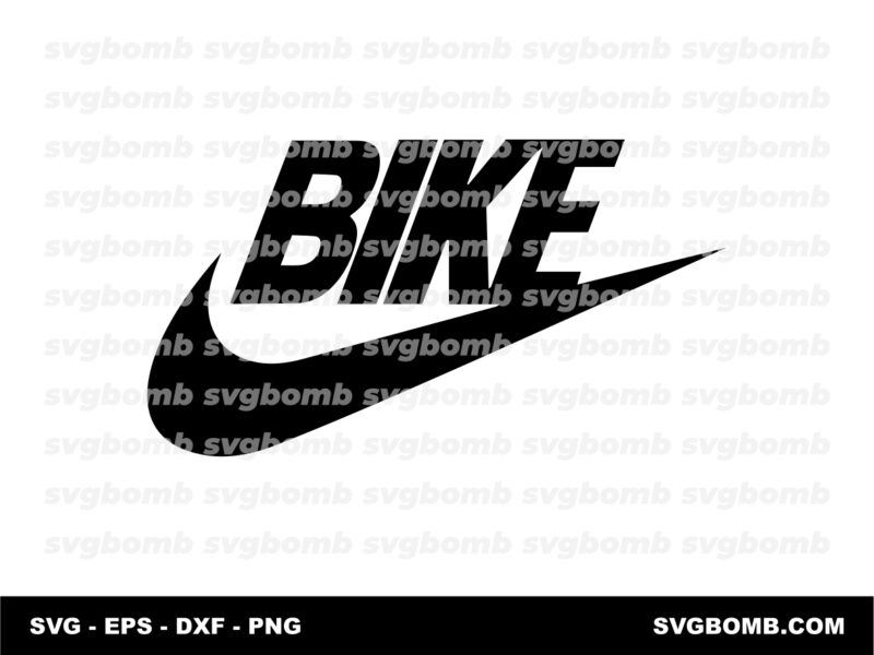 Bike Nike Logo Parody SVG
