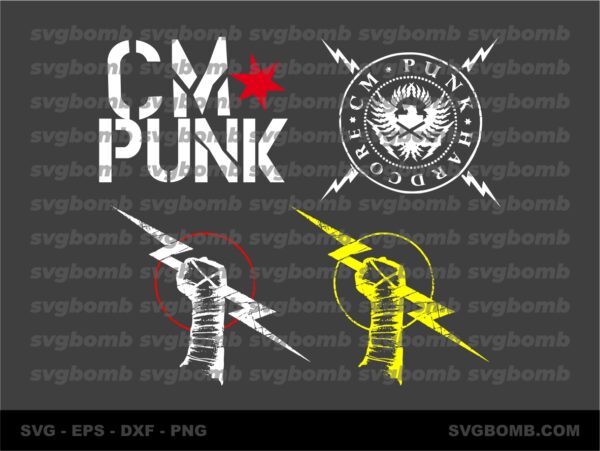 CM Punk Logo SVG