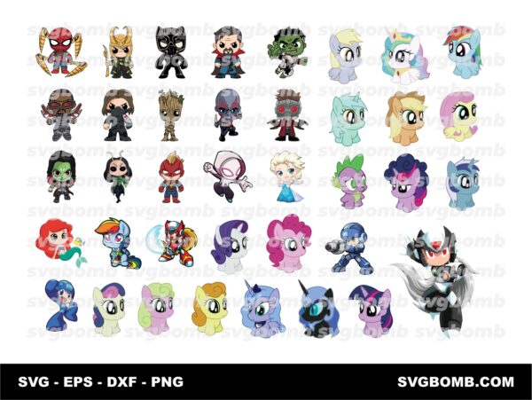 Chibi Character Collection PNG