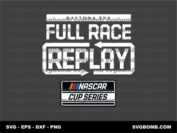 Daytona 500 Full Race SVG, Nascar Image