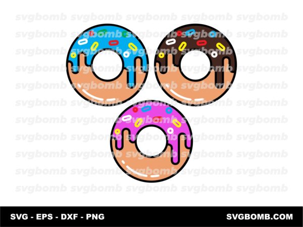 Donut Doughnut Cut Files