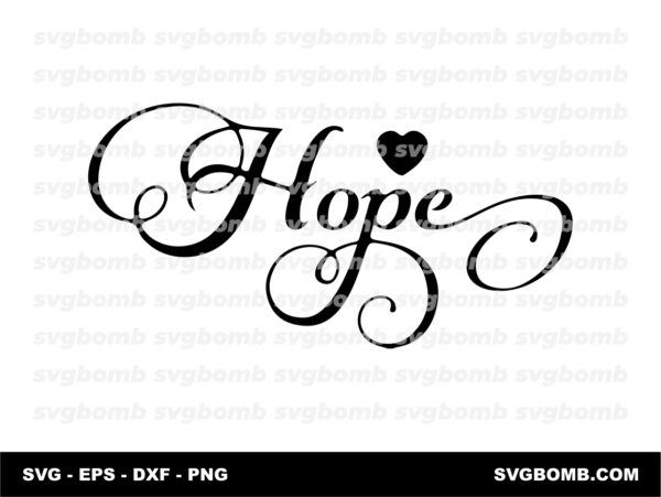 Hope SVG Design
