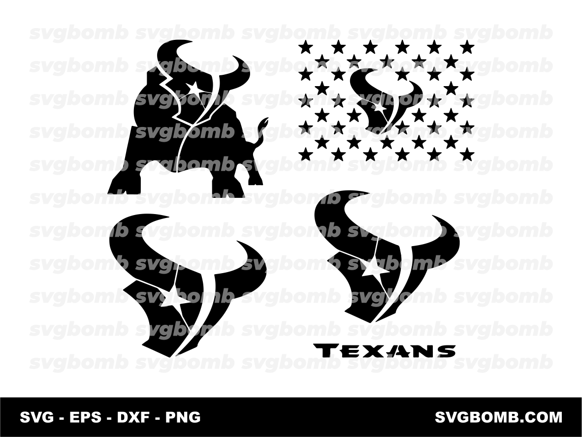 Houston Texans Logo Stencil SVG Download