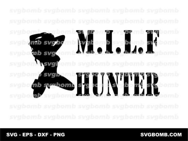 JDM Sticker Project, Cute Milf Hunter SVG