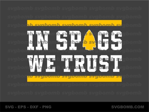 KC Football In Spags We Trust SVG