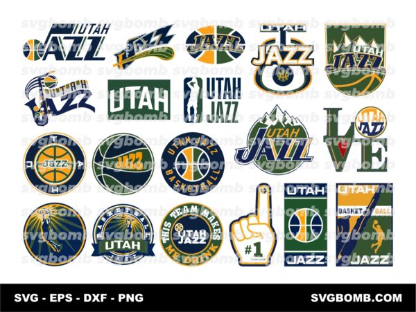 NBA Utah Jazz Logo Bundle Download