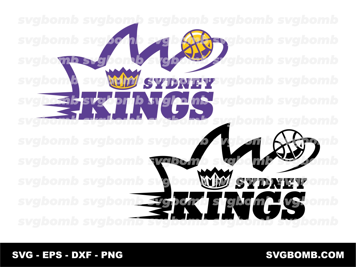 NBL TEAM Logo Sydney Kings SVG Editable