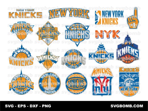 New York Knicks SVG Cut Files, NBA Logo PNG Vector