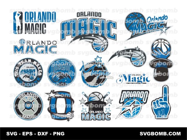 Orlando Magic SVG EPS PNG DXF, Basketball, NBA
