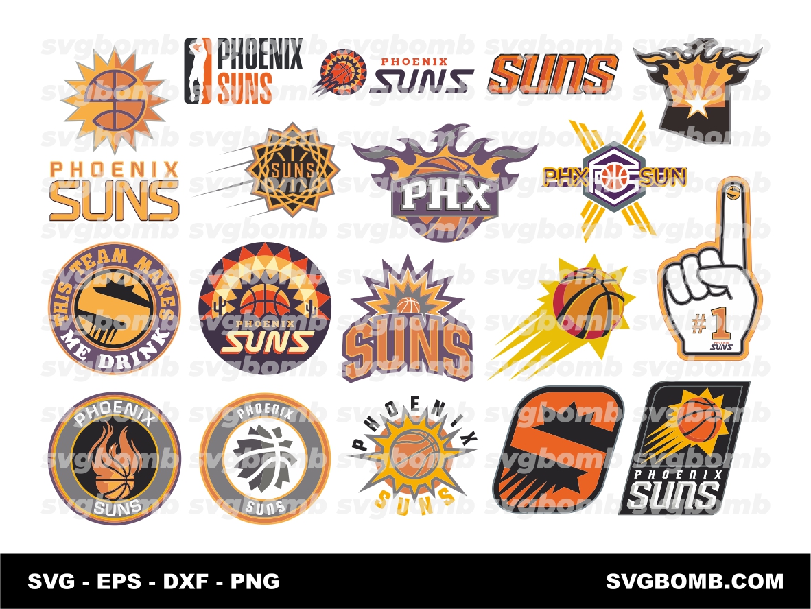 Phoenix Suns SVG Cut Files Bundle