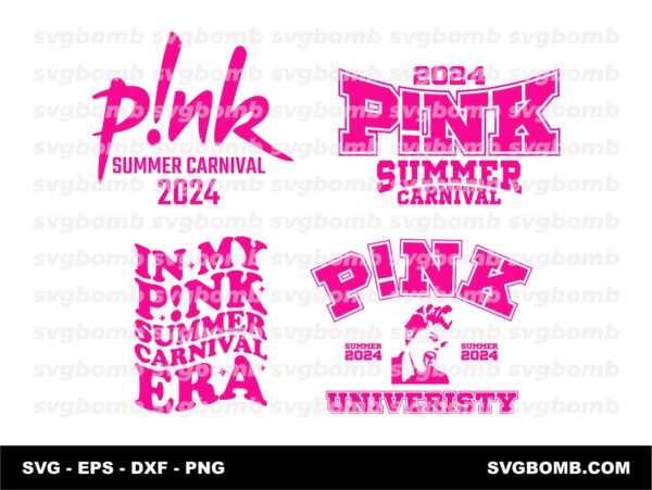 P!nk Summer Carnival 2024 SVG Membership Download