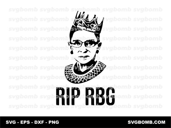 RIP RBG SVG
