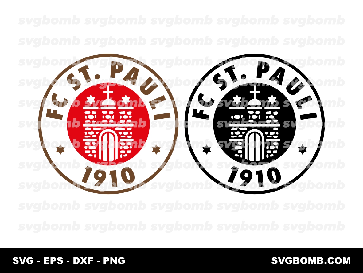 ST Pauli Logo SVG Cut Files