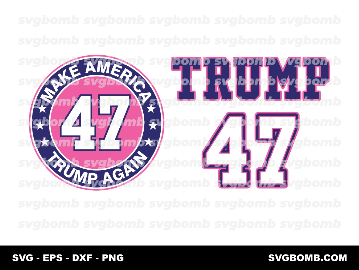 Trump 47 SVG Design