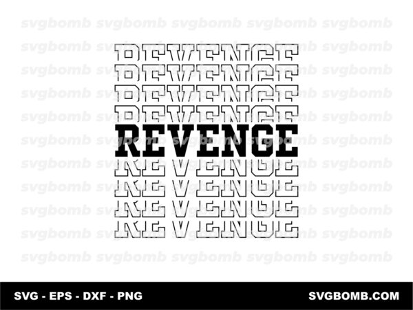 Typography Design Revenge SVG Download