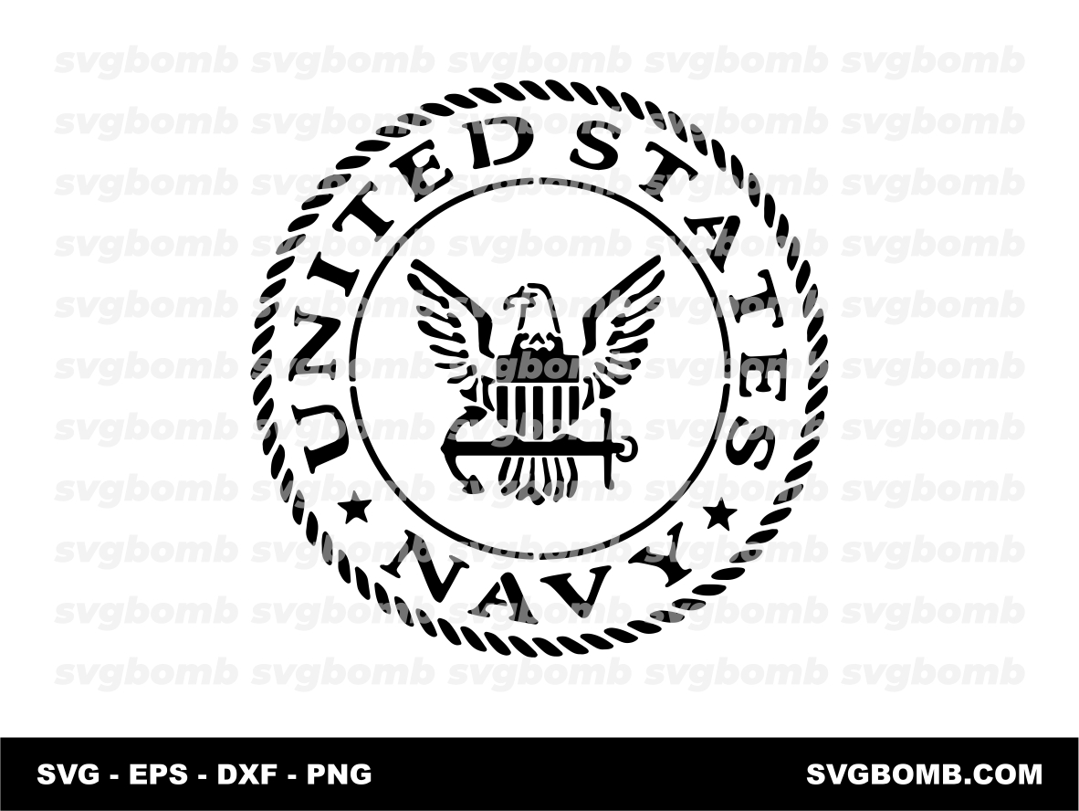 USNV SVG Cut Files Stencil