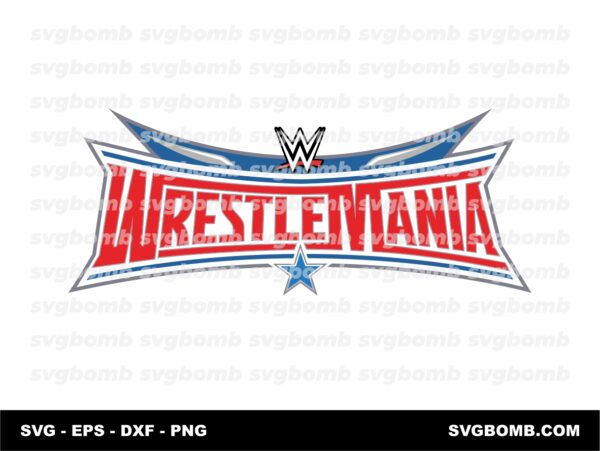 Wrestlemania Logo SVG