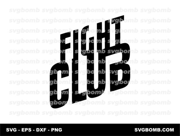 Fight Club Logo SVG Cricut
