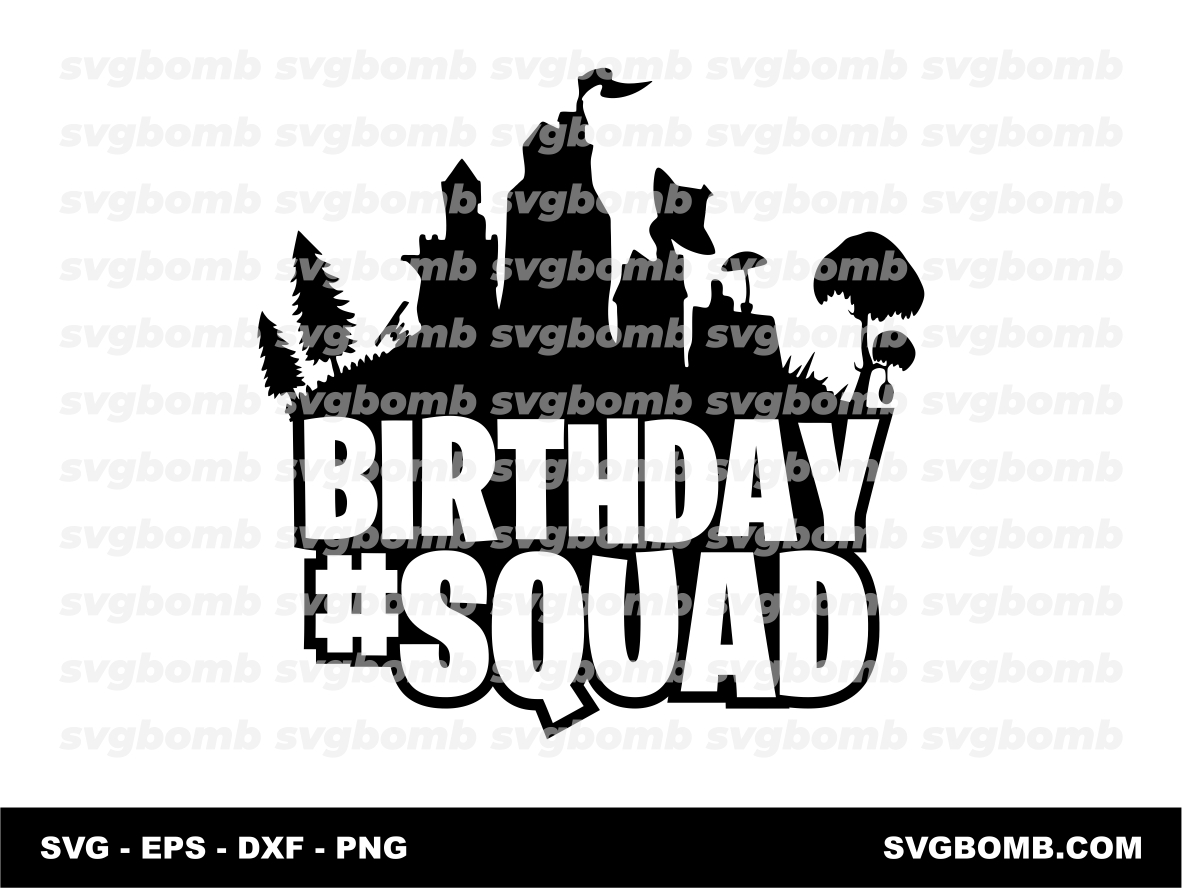 Birthday Squad Game Version T-Shirt Design Kids