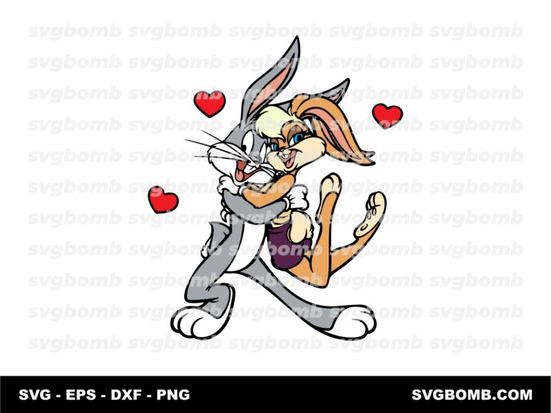 Bugs Bunny Lola Couple goals Looney Toones Love